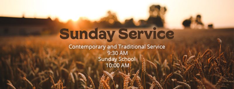 Sunday Service_Banner - United Presbyterian Church - Laramie, WY